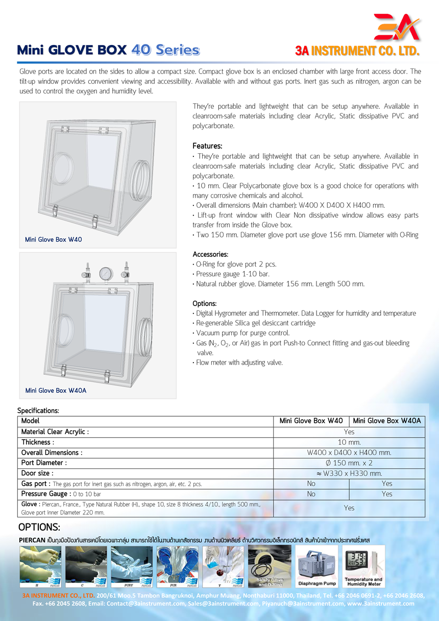 isolator glove box